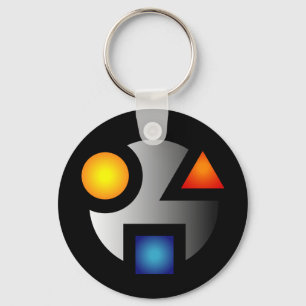 MI cryptische logo sleutelhanger