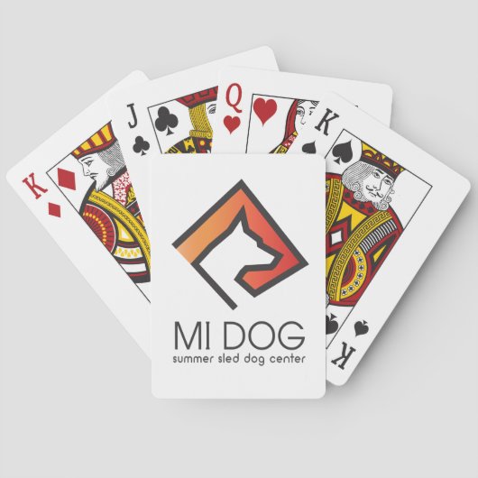 MI DOG-afspeelkaarten Pokerkaarten (Achterkant)