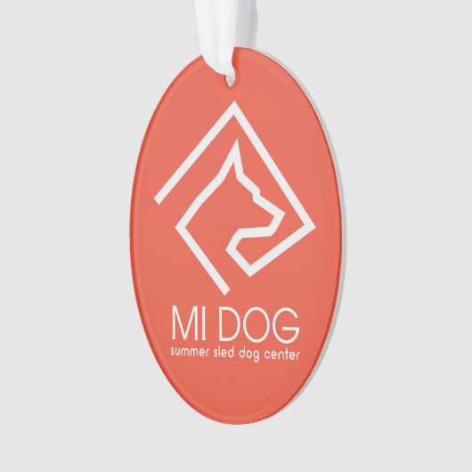 MI DOG kerstversiering Ornament (voorkant)