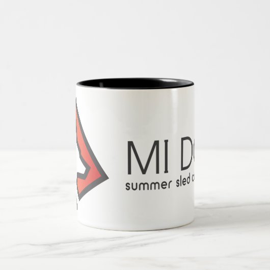 MI DOG-Mok Tweekleurige Koffiemok (Center)