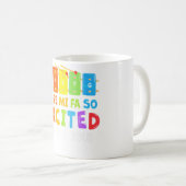 Mi Fa is zo opgewonden dat u muziekdocent T- Koffiemok (Voorkant rechts)