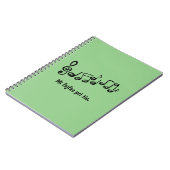 Mi fajfas deel. notitieboek (Linkerzijde)