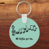 Mi fajfas pri tio. sleutelhanger (Voorkant)