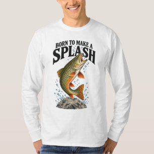 MI Forelvis Ontwerp Maakt een Plons T-shirt