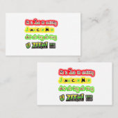 Mi Gewoon een gewoon Jamaicaans man dat je probeer Klantenkaartje (Voorkant / Achterkant)