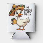 Mi Goose ta taco's Grappige Mexicaanse Taco Liefhe Blikjeskoeler (Voorkant)