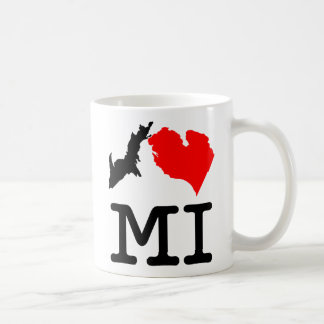 MI (I hart Michigan) tweezijdige mok