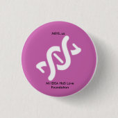 Mi IDEA HaS Love Foundation Roze Button (Voorkant)