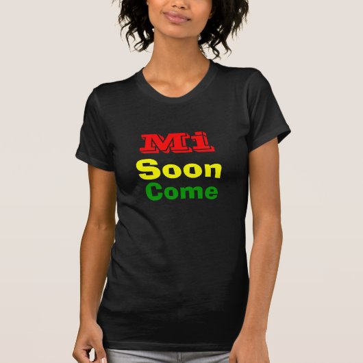 Mi komt binnenkort jamaica t-shirt (Voorkant)