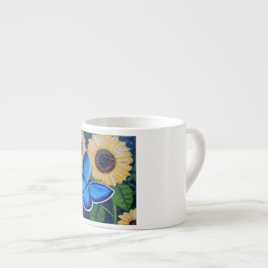 Mi Mariposa Azul Espresso Kop (Voorkant rechts)