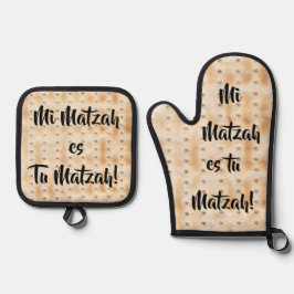 Mi Matzah es Tu Matzah Ovenwant & Pannenlap Set