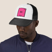 Mi - Miami Florida Stad Chemie Element Symbool Trucker Pet (In situ)