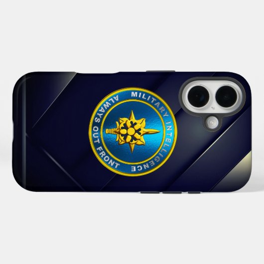 MI Militaire Inlichtingendienst Case-Mate iPhone Case (Achterkant (horizontaal))