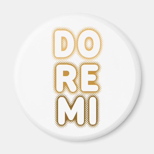 Mi Musical Scale Magneet (Voorkant)