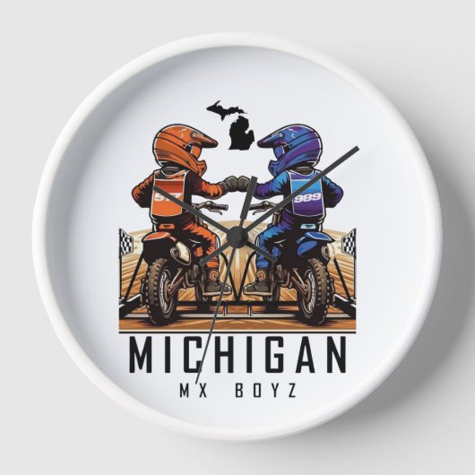 Mi Mx Boyz wandklok (Voorkant)