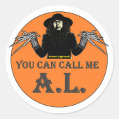 Mi Nombre es Arturo Ronde Sticker (Voorkant)