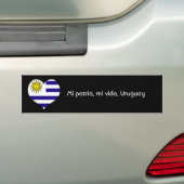 Mi patria, mi vida, Uruguay Bumpersticker (Op auto)