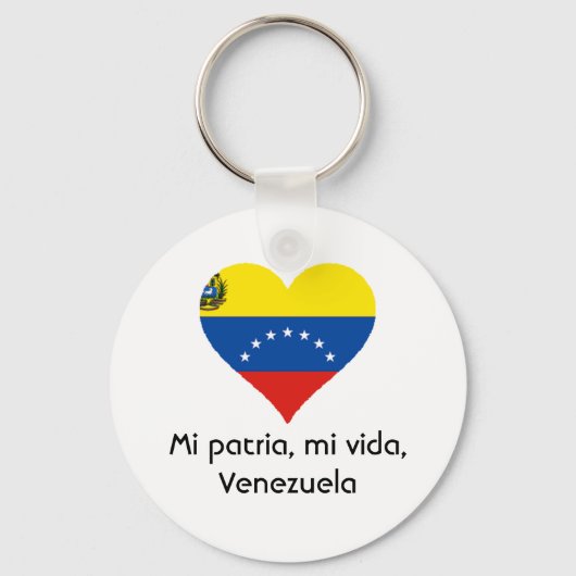 Mi patria, mi vida, Venezuela sleutelketen Sleutelhanger (Voorkant)