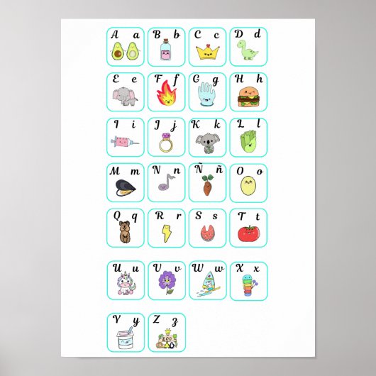 Mi primer abecedario poster (Voorkant)