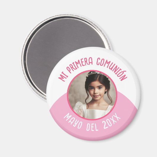 Mi primera comunión con foto recuerdo magneet (Voorkant / Achterkant)
