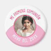 Mi primera comunión con foto recuerdo magneet (Voorkant)
