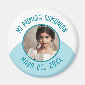 Mi primera comunión con foto recuerdo magneet (Voorkant)