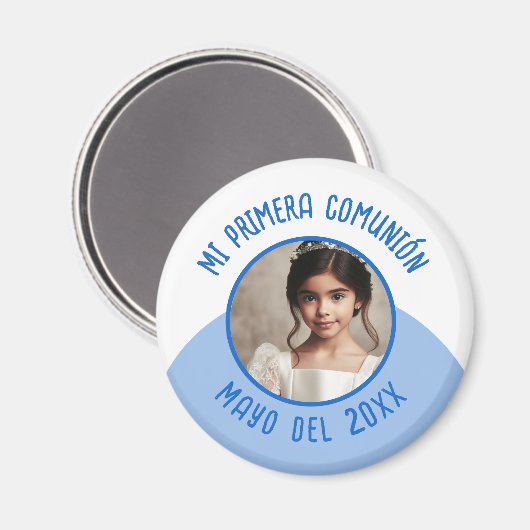 Mi primera comunión con foto recuerdo magneet (Voorkant / Achterkant)