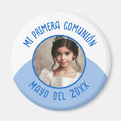 Mi primera comunión con foto recuerdo magneet (Voorkant)