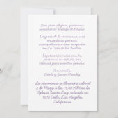 Mi Primera Comunión Cruz & Flores op foto Kaart (Achterkant)