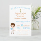 Mi Primera Comunion Kaart (Staand voorkant)