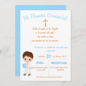 Mi Primera Comunion Kaart (Voorkant / Achterkant)
