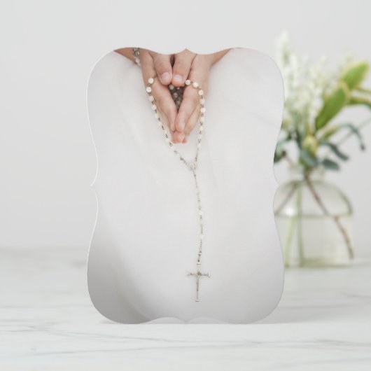 Mi primera comunion kaart (Staand voorkant)