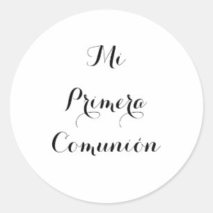 Mi Primera Comunión-sticker Ronde Sticker