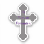 Mi Primera Comunion vinyl sticker (Voorkant)