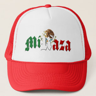 MI RAZA Mexicaanse vlag Trucker Pet