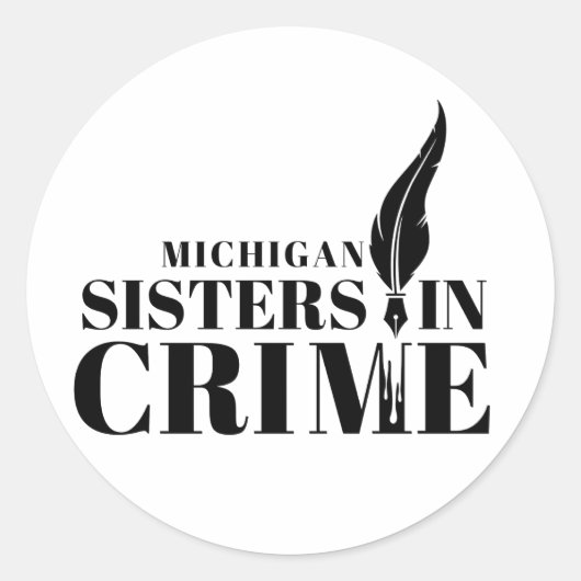MI Sisters in Crime Sticker (Voorkant)