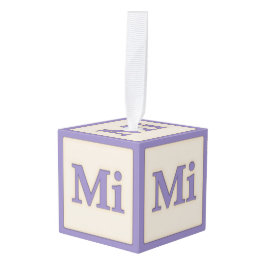 "Mi" Solfeggio Musical Baby Blokken Paars Decoratie