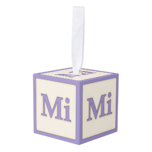 "Mi" Solfeggio Musical Baby Blokken Paars Decoratie