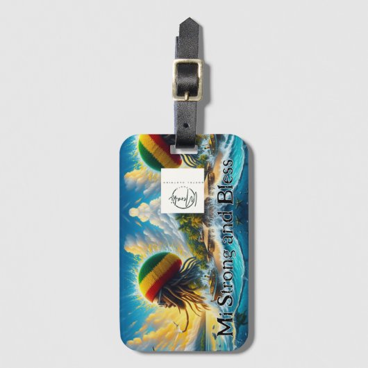 Mi Strong And Bless Bagagelabel (Voorkant (verticaal))