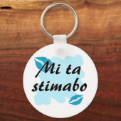 Mi ta stimabo - Papiamento - Ik hou van je Sleutelhanger (Voorkant)