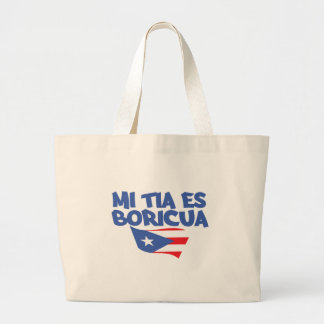 Mi Tia Es Boricua Canvas tas