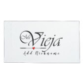 Mi Vieja - Mijn oude dame Kussensloop (Achterkant)