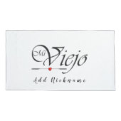 Mi Viejo - Mijn oude Man Kussensloop (Achterkant)