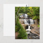 MI waterval Briefkaart (Voorkant / Achterkant)