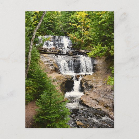 MI waterval Briefkaart (Voorkant)