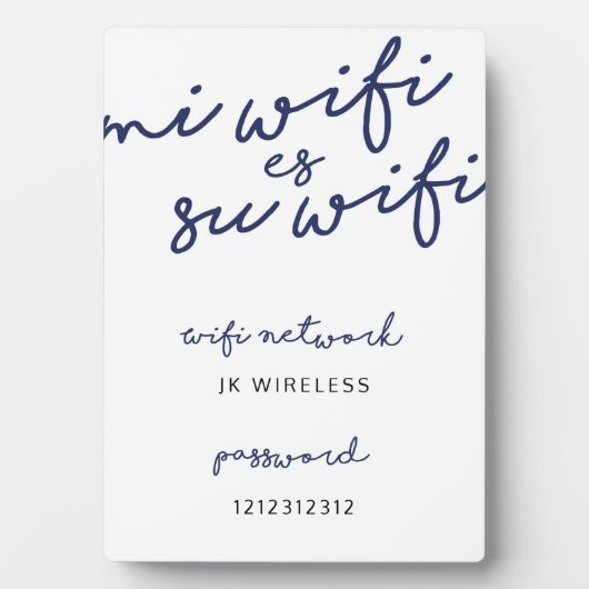 Mi Wifi e su Wifi Fotoplaat (voorkant)