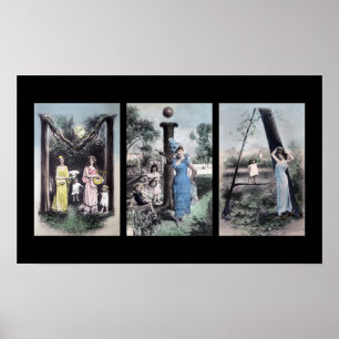 MIA Alphabet Letter Name Art Poster