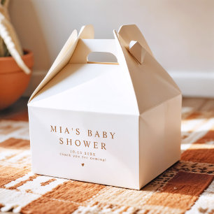 MIA Arched Boho Terracotta Baby shower Bedankdoosjes