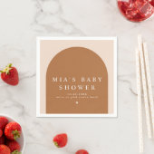 MIA Arched Boho Terracotta Baby shower Servet (Insitu)