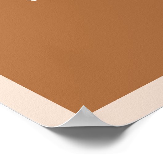 MIA Arched Boho Terracotta Bruiloft Welkom Poster (Hoek)